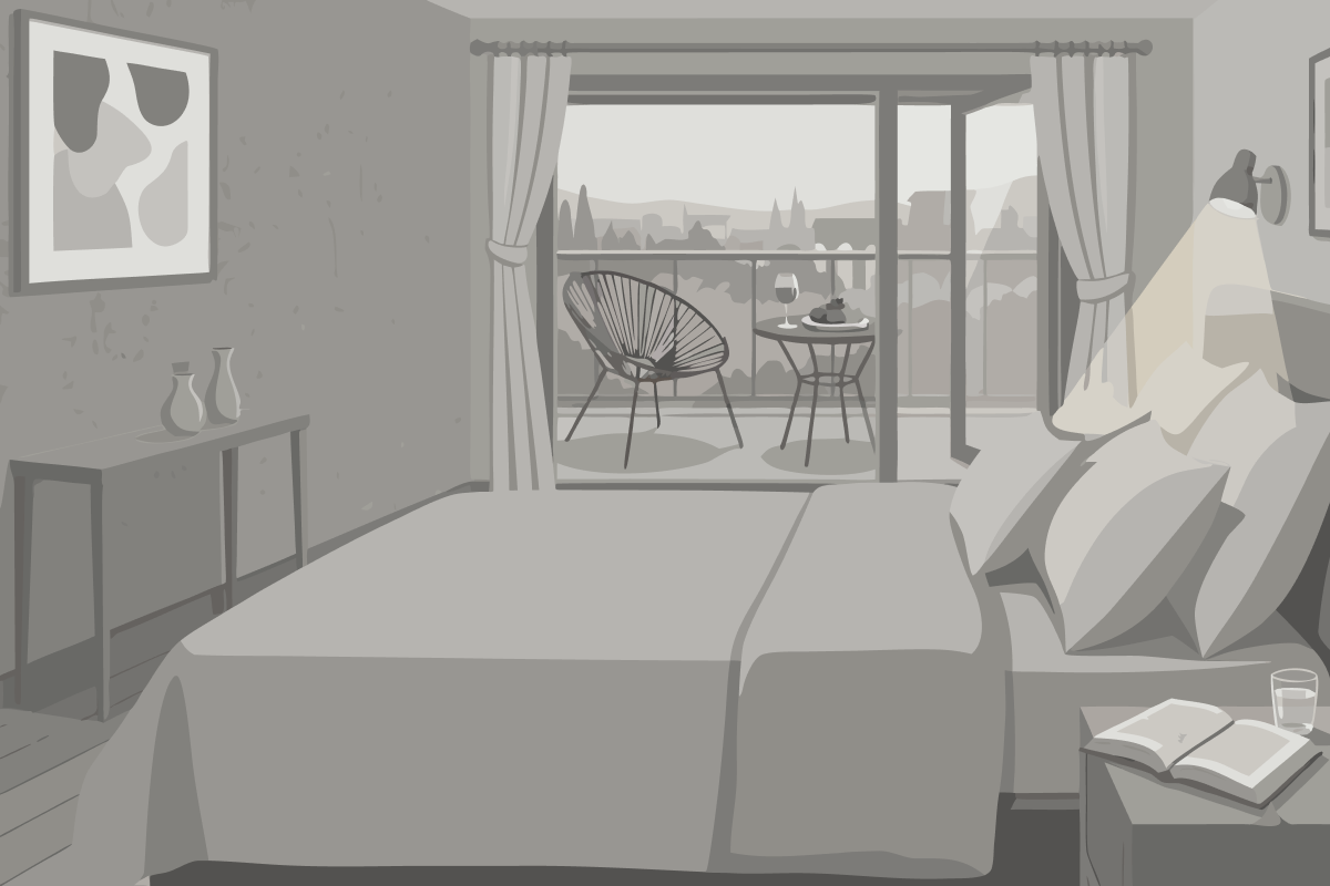 Suite mit 1 Schlafzimmer